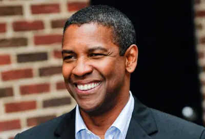 Denzel Washington Visits "Late Show With David Letterman"