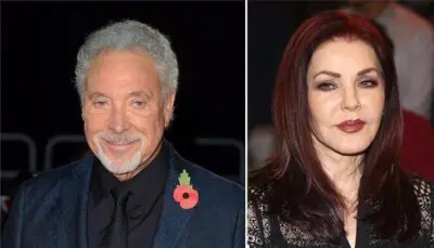 TOM JONES STA CORTEGGIANDO PRISCILLA PRESLEY, EX MOGLIE DI ELVIS