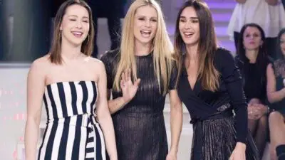 A VERISSIMO, MICHELLE HUNZIKER E LA FIGLIA AURORA RAMAZZOTTI INSIEME IN TV PER LA PRIMA VOLTA