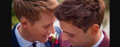 TOM DALEY SPOSA IL SUO DUSTIN, E LE NOZZE SONO DA FAVOLA