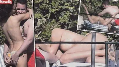 Laura Barriales, topless e palpatina dʼamore con Fabio
