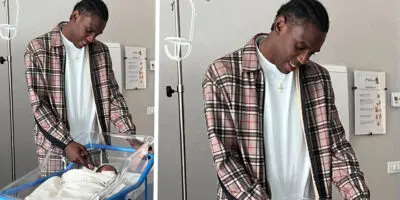 ”Un’emozione indescrivibile”: Enock Barwuah, fratello di Balotelli, pubblica la prima foto da papà con gli occhi sognanti davanti a Noah ”Un’emozione indescrivibile”: Enock Barwuah, fratello di Balotelli, pubblica la prima foto da papà con gli occhi sognanti davanti a Noah