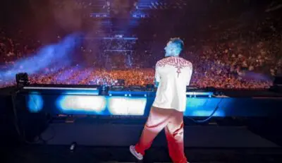 Gabry Ponte pronto a suonare a Rock in Roma
