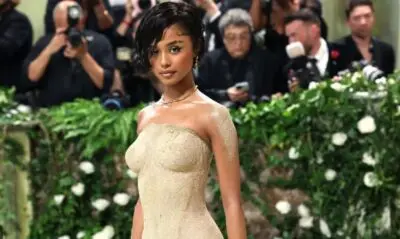 Tutti pazzi per Tyla, la bellissima cantante sudafricana indossa un vestito di sabbia al Met Gala