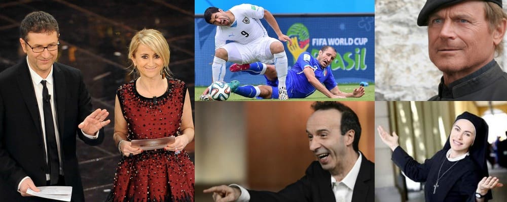 ASCOLTI TV DEL 2014, I TOP E I FLOP: SPOPOLANO I TEMI RELIGIOSI E IL CALCIO