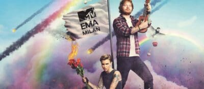 MTV EMA 2015, ED SHEERAN E RUBY ROSE CONDUCONO LO SHOW
