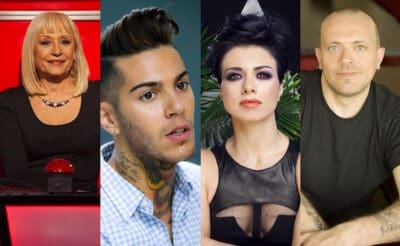 Raffaella Carrà, Dolcenera, Emis Killa, Max Pezzali