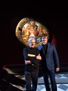 Alberto Angela con Giancarlo Giannini