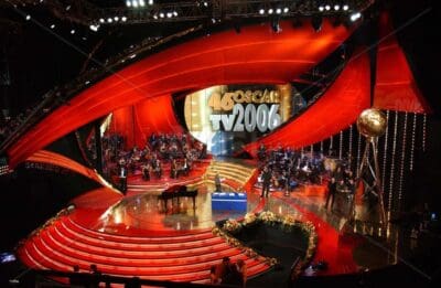 sanremo 18 marzo 2006 46° premio regia televisiva nella foto : il palco dell'ariston ©terenghi/fotostore