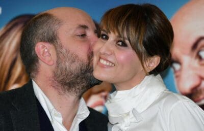 Gli attori Antonio Albanese e Paola Cortellesi durante il photocall del film "Mamma o Papa'", Roma, 3 febbraio 2017.   ANSA / ETTORE FERRARI