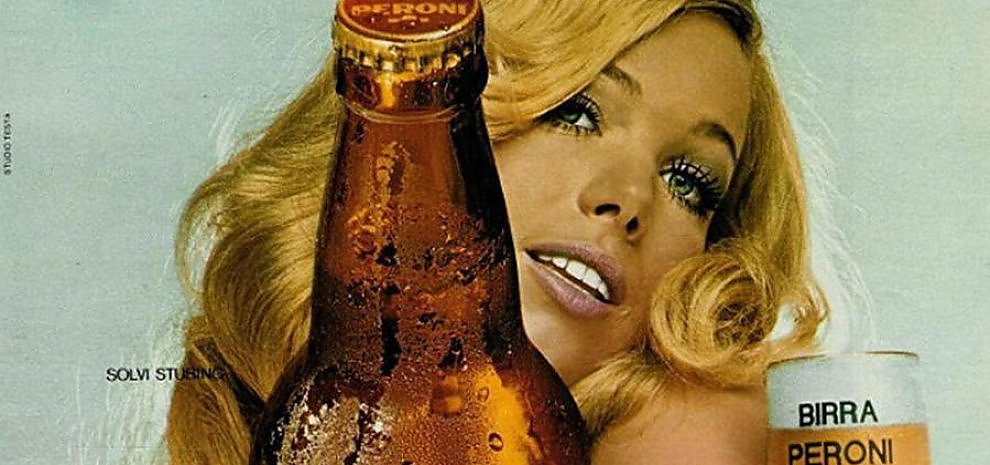È morta Solvi Stubing, celebre per lo spot “Chiamami Peroni, sarò la tua birra”