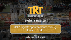Riparte Teleterni, trasmissioni al via dal 26 agosto Riparte Teleterni, trasmissioni al via dal 26 agosto