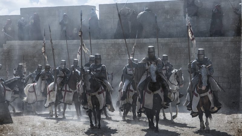 Da domani ci sarà su, History Channel, la serie “Knightfall”