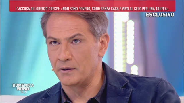 Lorenzo Crespi malato: “E mi minacciano di morte”