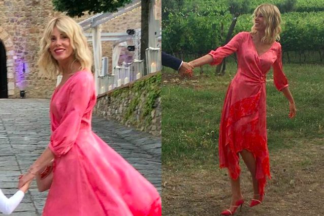 Alessia Marcuzzi, testimone scatenata alle nozze dell’ex Simone Inzaghi
