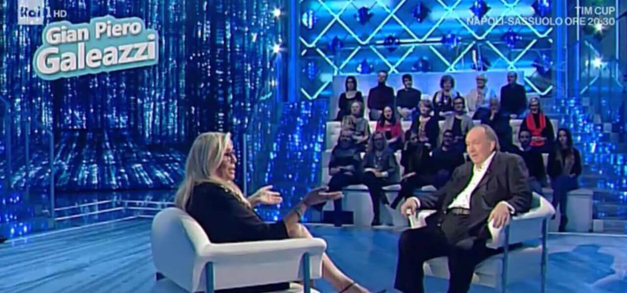 Mara Venier: «Con Giampiero Galeazzi se ne va un pezzo importante della mia vita»