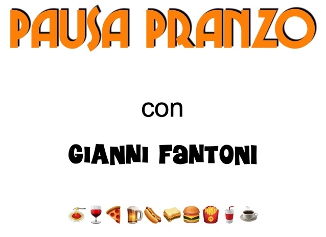 Gianni Fantoni racconta il suo nuovo programma, “Pausa Pranzo”