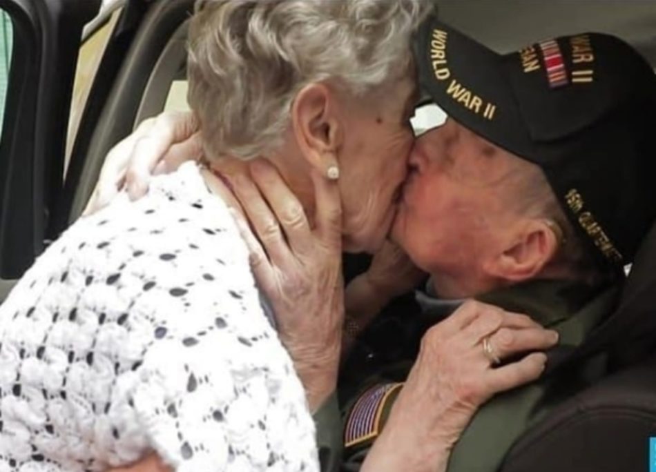 Il veterano americano ritrova il suo primo amore di 75 anni fa