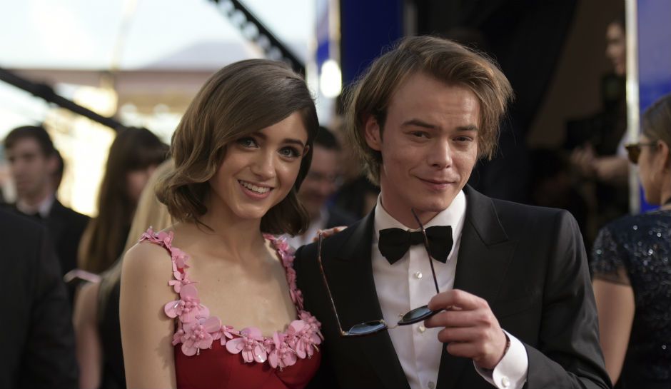 Charlie Heaton e Natalia Dyer al Giffoni Film Festival