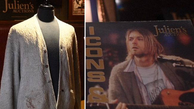 Kurt Cobain, asta da record per il cardigan indossato durante la performance a “Mtv Unplugged”