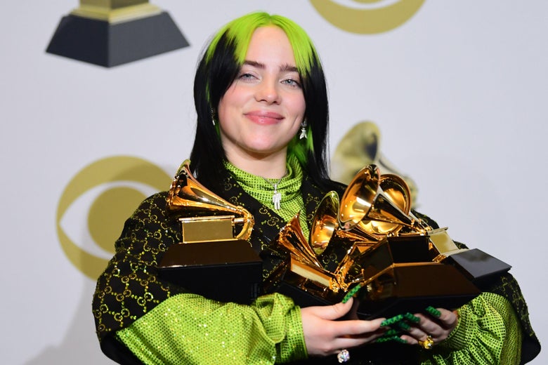 Ai Grammy trionfa Billie Eilish, vince in cinque categorie