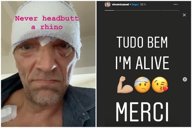 Vincent Cassel ha avuto un incidente in moto: «Sono vivo, per fortuna» Vincent Cassel ha avuto un incidente in moto: «Sono vivo, per fortuna»