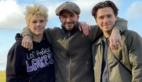 David Beckham, i «ragazzi» sono grandi