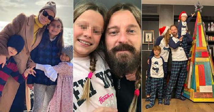 Francesco Facchinetti e Wilma Helena Faissol, le pazze feste con la tribù dei figli: guarda che casa allegra!