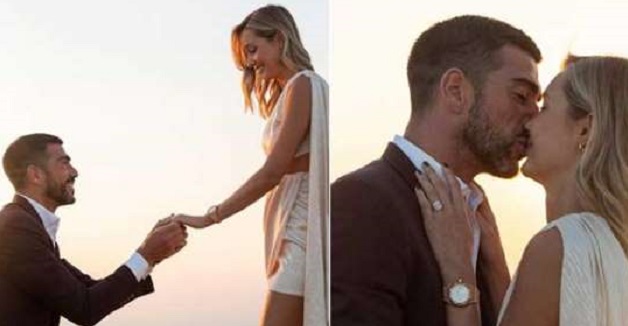 Graziano Pellè, la proposta di matrimonio alla sexy fidanzata Viky Varga (dopo otto anni di amore) è da sogno