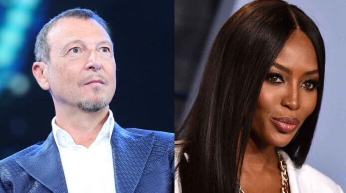 Naomi Campbell non sarà a Sanremo 2021, Amadeus: “Problema con le restrizioni Covid di Biden”