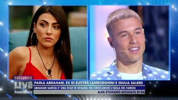 Abraham Garcia su Giulia Salemi: “È nel mio cuore, la penso sempre” poi parla di Pierpaolo Pretelli