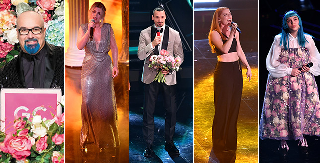 Emma Marrone e Zlatan Ibrahimovic impeccabili, Noemi e Casadilego non si possono vedere… I voti (choc) di Giovanni Ciacci ai look di Sanremo Emma Marrone e Zlatan Ibrahimovic impeccabili, Noemi e Casadilego non si possono vedere… I voti (choc) di Giovanni Ciacci ai look di Sanremo