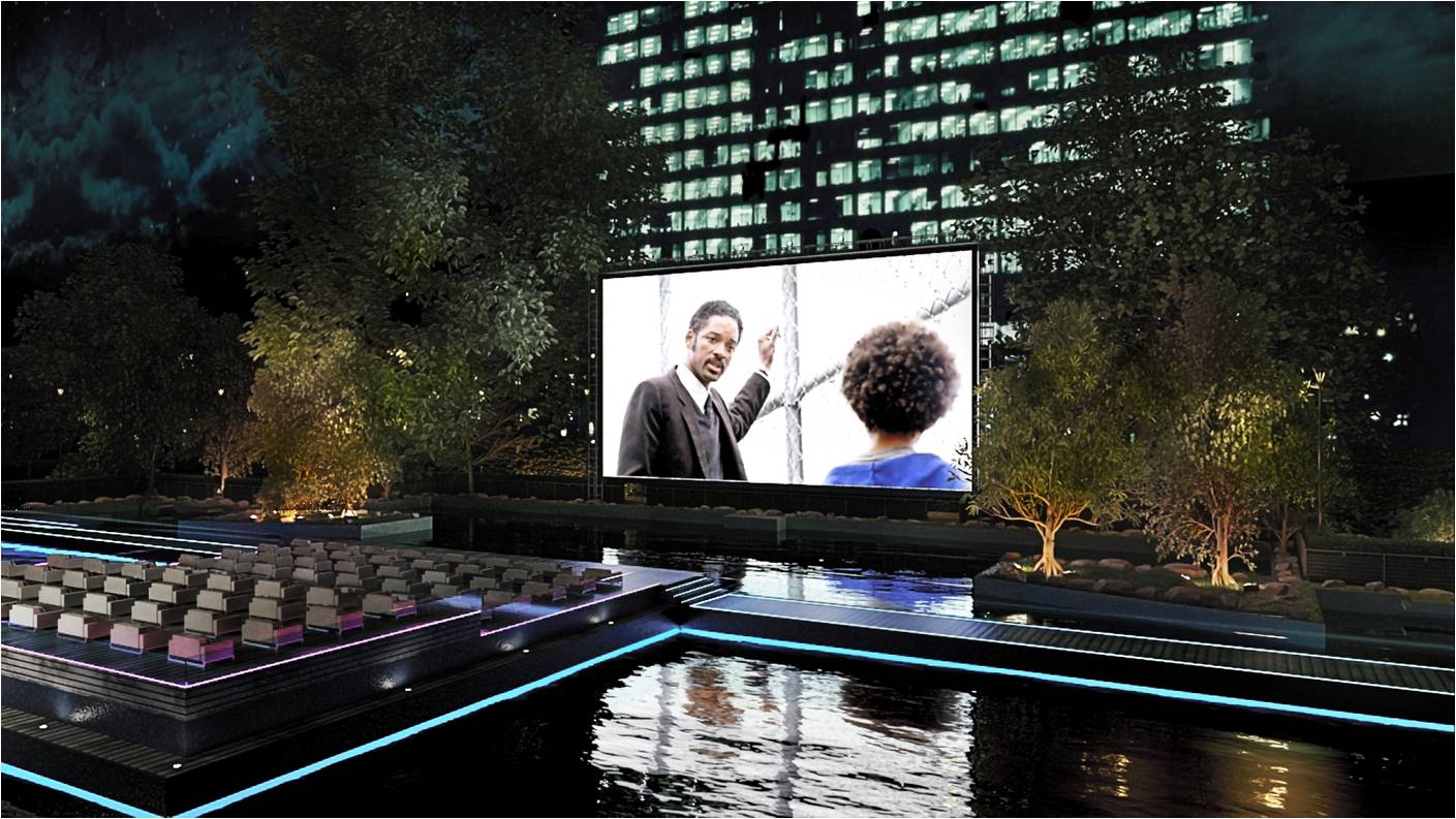 Un’estate intera a godere cinema sull’acqua del laghetto dell’EUR di Roma, presentato il Floating Theatre Summer Fest