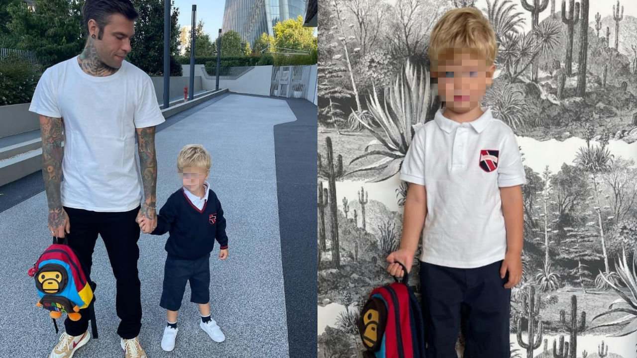 Fedez e Chiara, primo giorno di scuola per Leone: dove andrà, la retta