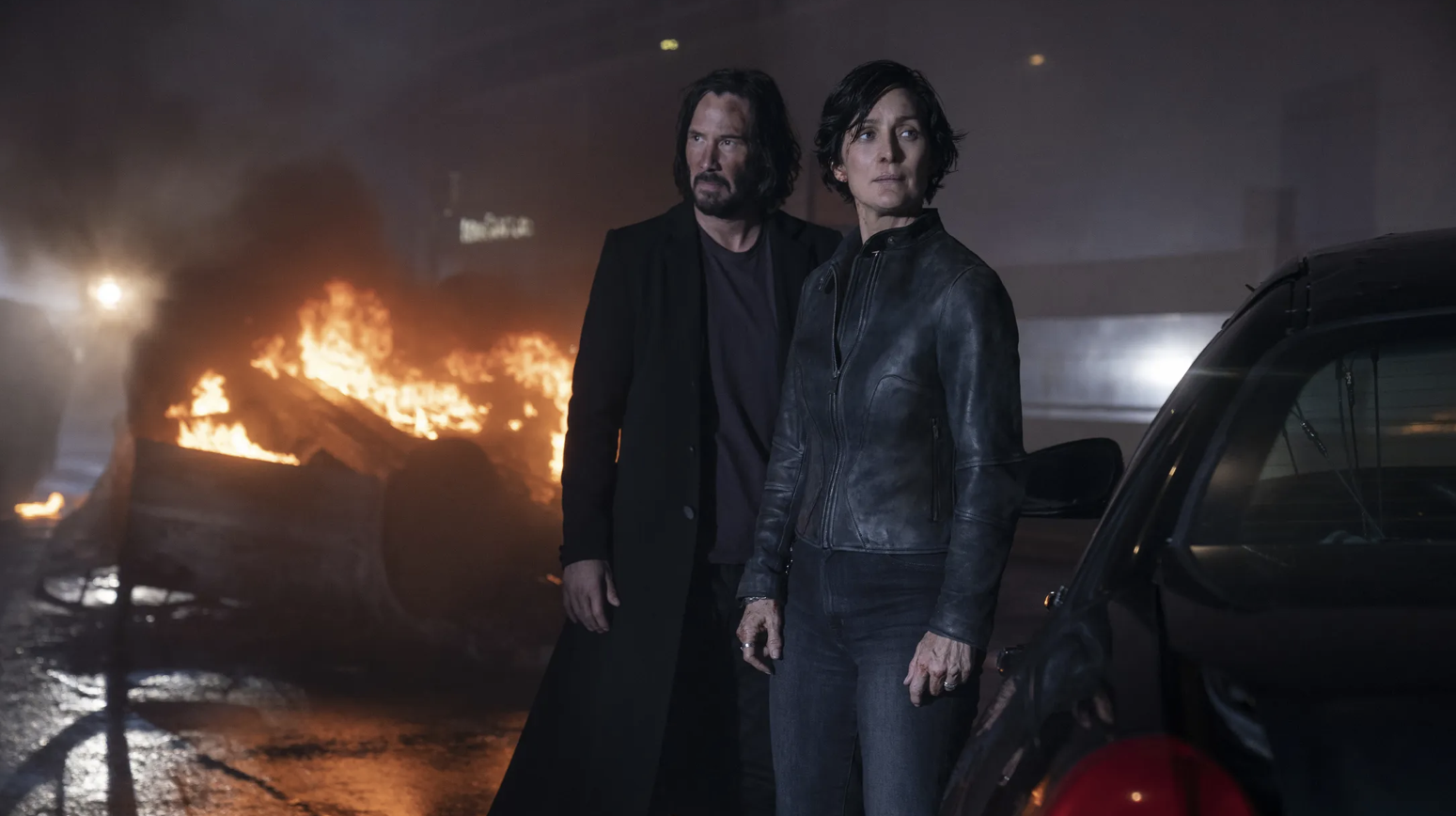 Matrix Resurrections: Keanu Reeves e Carrie-Anne Moss tornano nei panni di Neo e Trinity