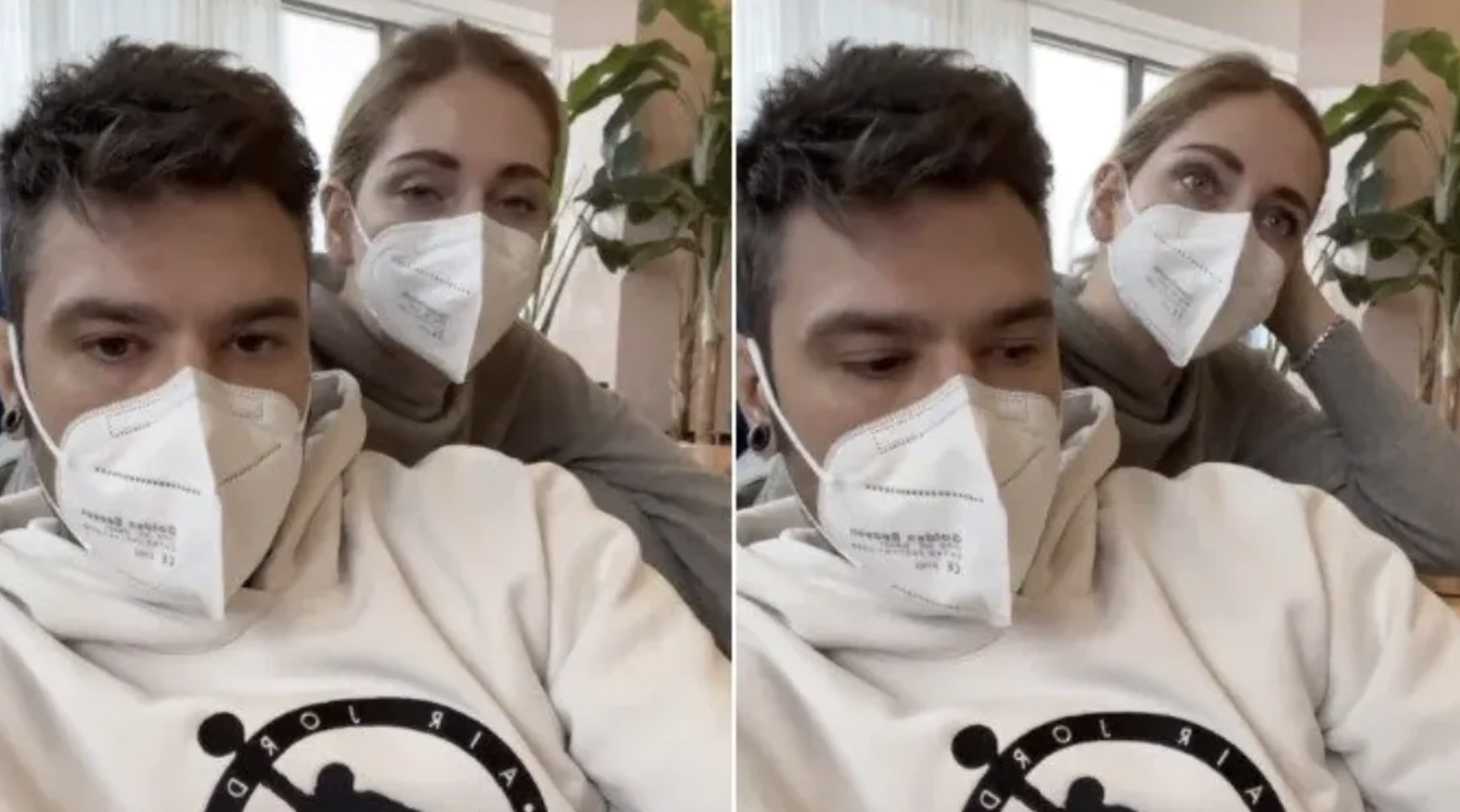 Fedez e Chiara Ferragni positivi al Covid Fedez e Chiara Ferragni positivi al Covid