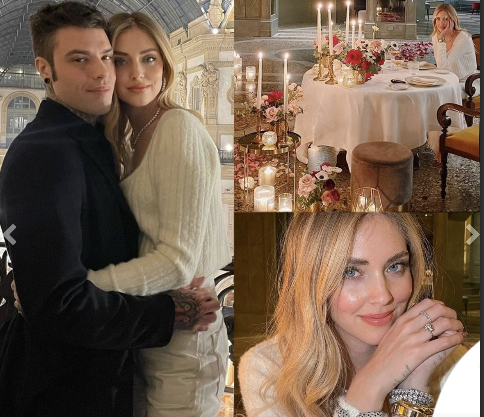 Fedez, cena di lusso e regalo da 318mila euro per Chiara Ferragni Fedez, cena di lusso e regalo da 318mila euro per Chiara Ferragni