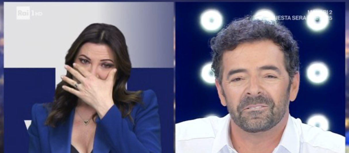 Giovanna Civitillo scoppia in lacrime per Amadeus a La Vita in Diretta: ecco perché