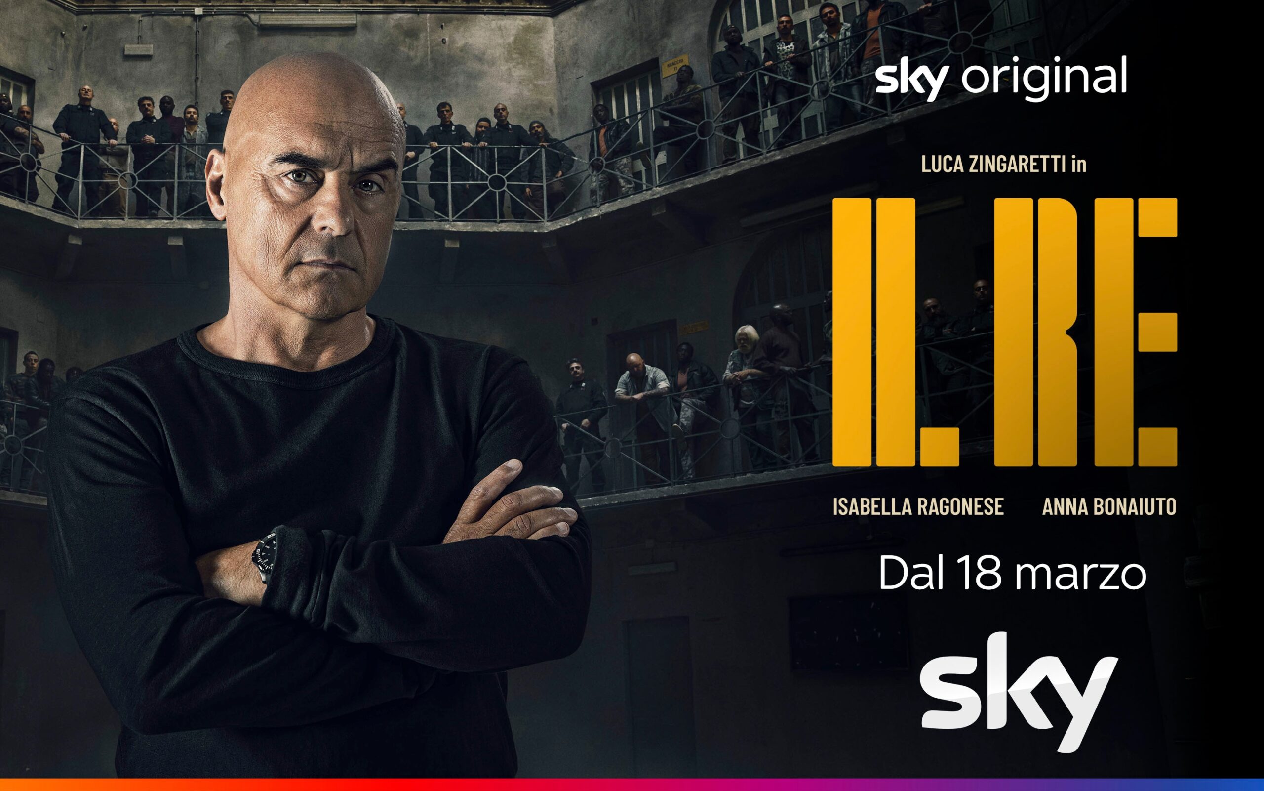 Il Re, da oggi su Sky la serie tv con Luca Zingaretti