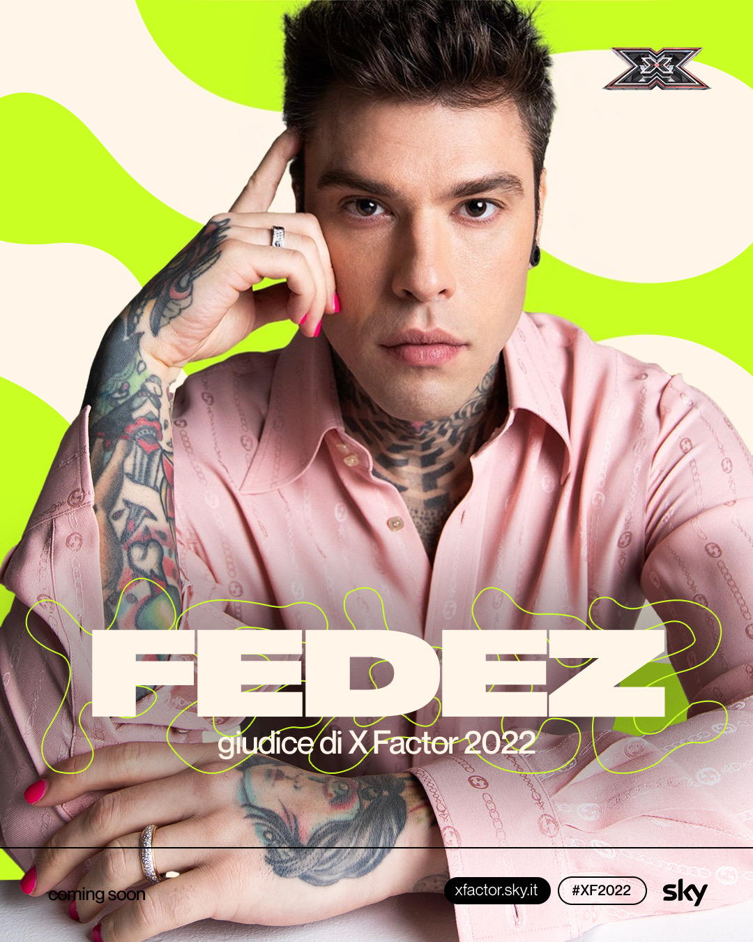 Fedez torna al tavolo dei giudici di X Factor 2022