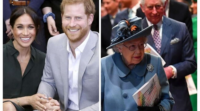 Harry e Meghan Markle a Londra, incontro segreto con la Regina e Carlo