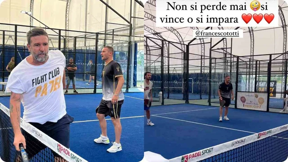 Francesco Totti dopo l’addio ad Ilary Blasi scappa dai pettegolezzi e si rifiugia nel campo… non quello da calcio!