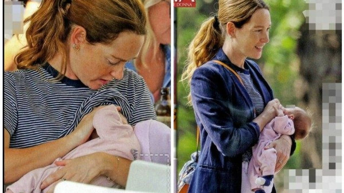 Cristiana Capotondi, neomamma a spasso con Anna