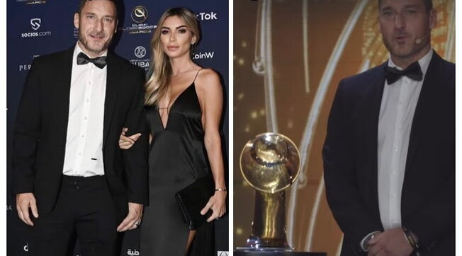 Francesco Totti con Noemi Bocchi, mano nella mano a Dubai Francesco Totti con Noemi Bocchi, mano nella mano a Dubai