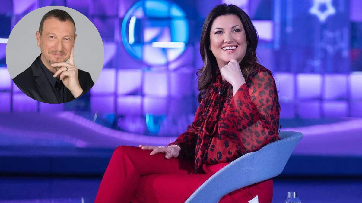 Giovanna Civitillo si confessa a Verissimo sul rapporto con la prima figlia di Amadeus. Il conduttore commenta così.