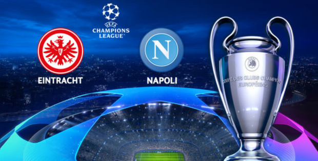 Champions League: in esclusiva in chiaro l’andata degli ottavi “Eintracht Francoforte-Napoli”