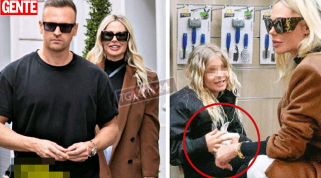 Ilary Blasi, shopping con Bastian Muller: salta fuori il coniglio Ilary Blasi, shopping con Bastian Muller: salta fuori il coniglio