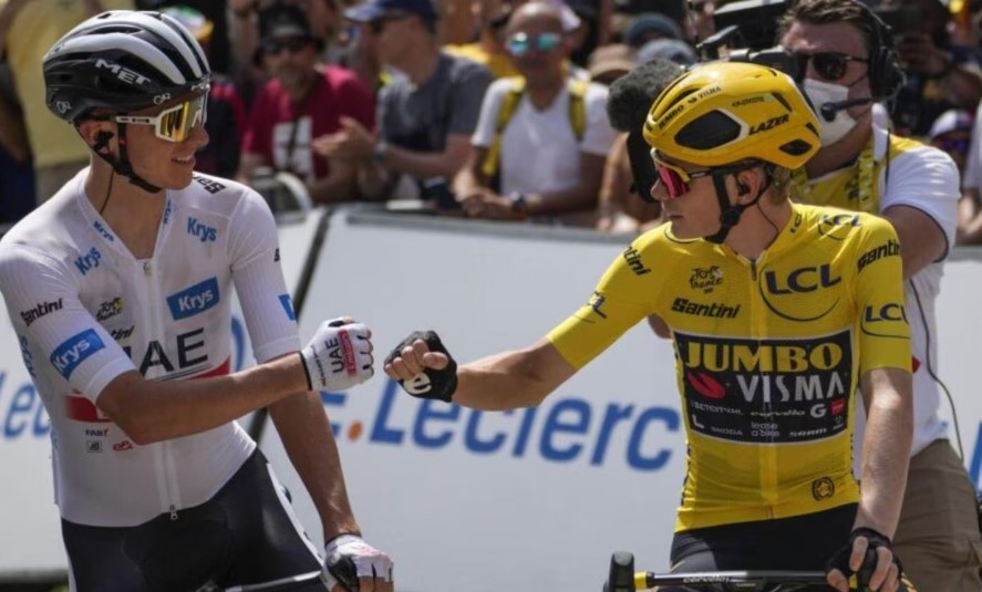 Pogacar Vingegaard, il duello del Tour piace in tv
