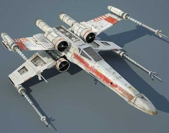 Star Wars, il modellino perduto del caccia X-Wing finisce all’asta