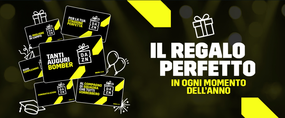 DAZN lancia il suo e-commerce